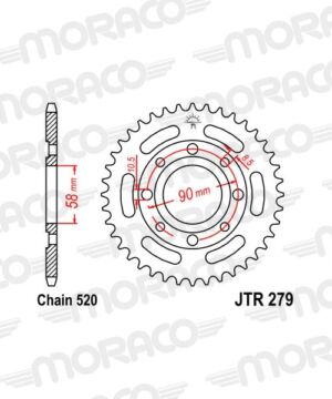 Couronne acier 33 dents – Supersprox CA21433