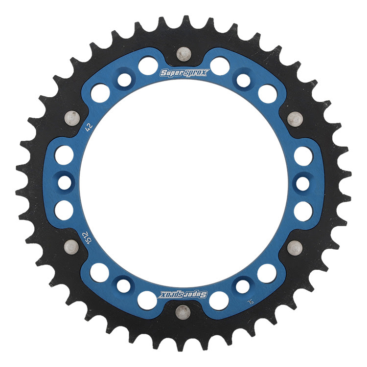 Couronne 51 dents SPX STEALTH – Gas Gas EC200 EC 1999-2002, Husqvarna TE449, Sherco SE 125R – Supersprox 1512.4:51 BLEU