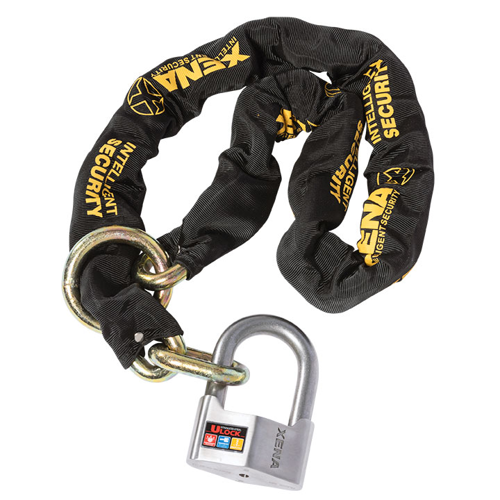 Chaîne moto antivol Lasso 120cm + U 69MM x2 SRA – XENA