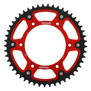 Couronne 49 dents – Gas Gas MC250 2022–2024, KTM SX450-F – Supersprox 990.4:49 Rouges