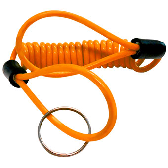 Cordon de rappel bloque-disque Xena pour X1 et X2 – Orange fluorescent