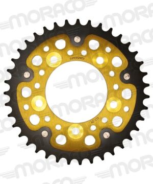 Couronne 43 dents Triumph Daytona / Speed Triple / Sprint ST 1997–2019 – Supersprox SPX STEALTH 2011:43-GLD