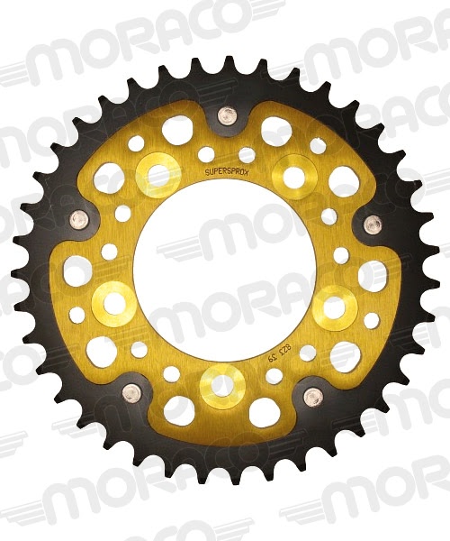 Couronne 44 dents Triumph Tiger 1050 / Daytona 955 (2002–2014) – Supersprox SPX STEALTH 1800:44-GLD