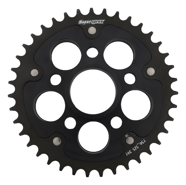 Couronne Stealth 525 – 39 dents Ducati 848 EVO – Supersprox CL605SN39
