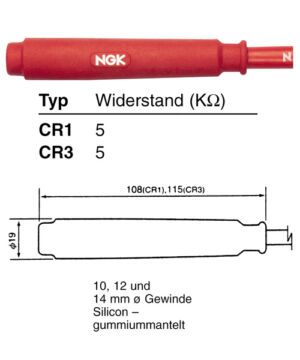 Câble Racing CR1 [8035] - NGK