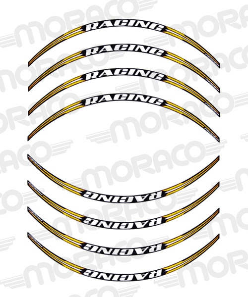 Liseret de jante moto racing – Universel – Progrip 5026J