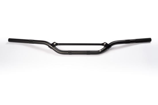 Guidon aluminium 22.2mm moto tout-terrain UP noir – barre renfort MX