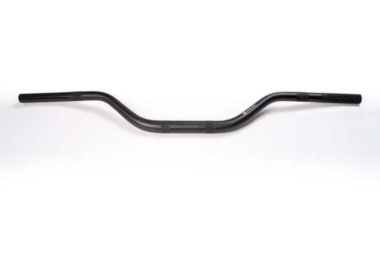 Guidon moto cross 28,6MM MX type YZ – UP – Aluminium Noir – Compatible pontets oversize