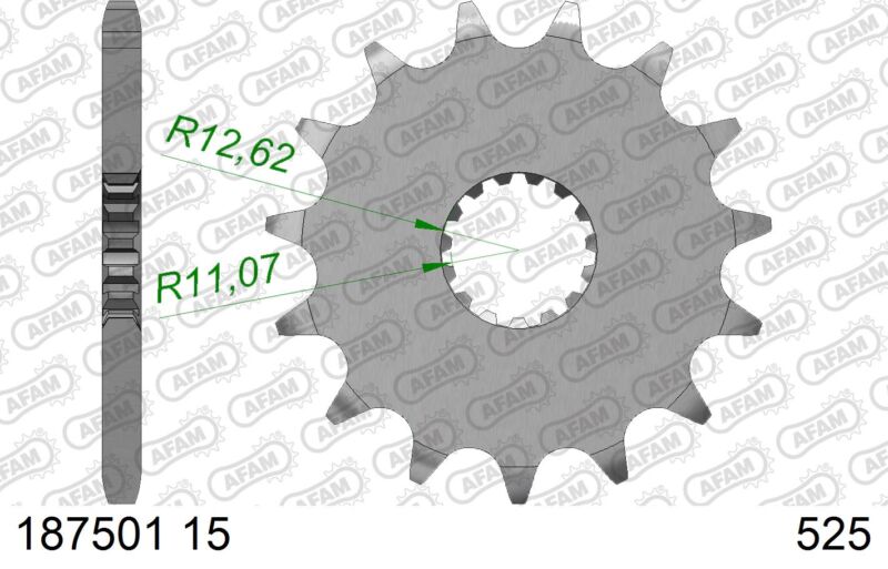 PIGNON Royal Enfield Continental GT CST-1802-15 # 50-29055-15S # 525 187501-15 - AFAM