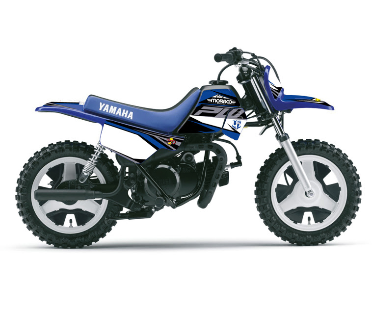 Kit déco YAMAHA PW50 (1980 à 2023) – IRON BLEU – UP