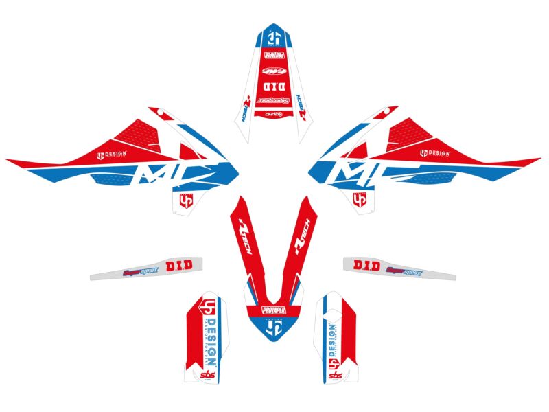 Kit déco GASGAS MC 85 2021-2022 – Rouge – UP