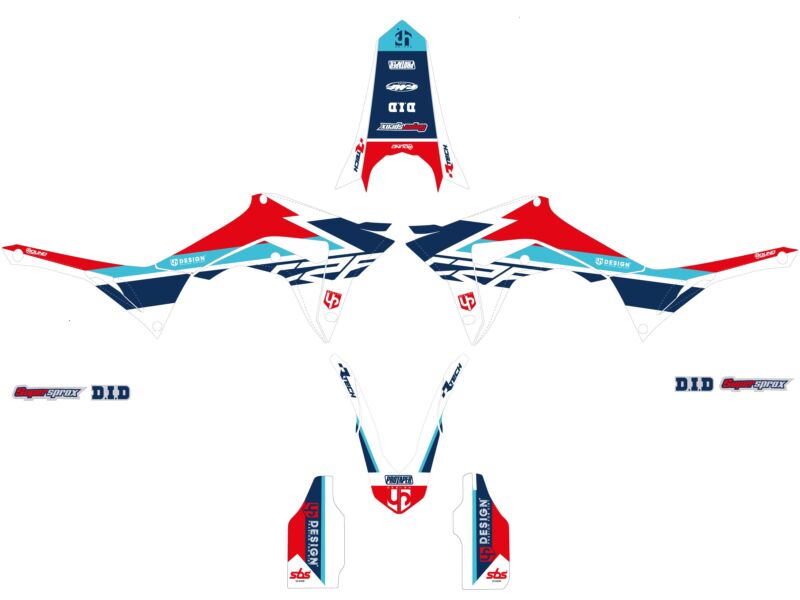 Kit déco moto – Honda CRF250 R ME10 (2018) – Rouge – UP