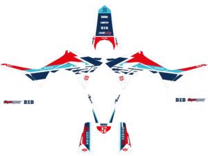 Kit déco Honda CRF250 R (2019-2021) – Rouge – UP Design