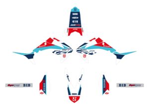 Kit déco moto Honda CRF450 R 2009-2012 – UP Design – Rouge ROUND