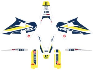 Kit déco moto pour Husqvarna TC125 / TC250 (2019-2023) – UP ROUND Blanc