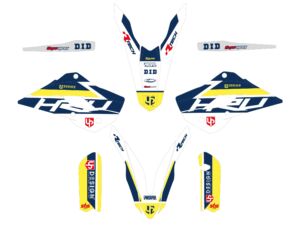 Kit déco pour Husqvarna TC 85 16/19 – 2014 | UP ROUND Blanc