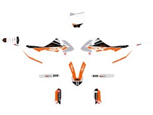 Kit déco KTM SX 65 (2019 à 2023) – Orange – UP