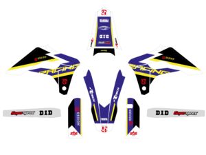 Kit déco moto – SHERCO SE 2012 – UP Design ROUND Bleu