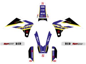Kit déco moto Sherco SE / SEF (125 à 500) 2019-2022 – UP ROUND Bleu