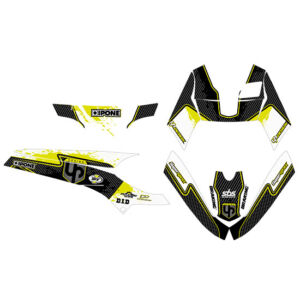 Kit déco pour MBK Booster / Yamaha BW’S (2003-2016) – UP SPECTRUM noir-jaune
