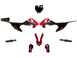Kit déco GASGAS MC 65 2021-2022 – UP SPIKE Noir Rouge