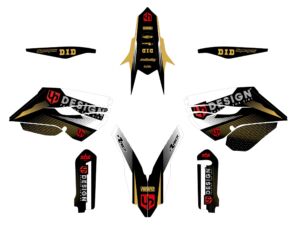 Kit déco moto Honda CRF250 / CRF450 – 2009 à 2013 – UP Design Qualif