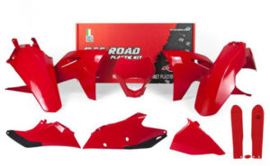 Kit plastique 6 pièces Gas Gas – Rouge – R’Tech RKITGASRG0624