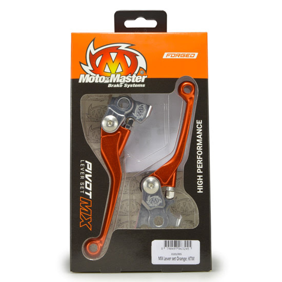 Levier de frein et embrayage KTM | Moto-Master orange | Compatible modèles KTM | Set forgé