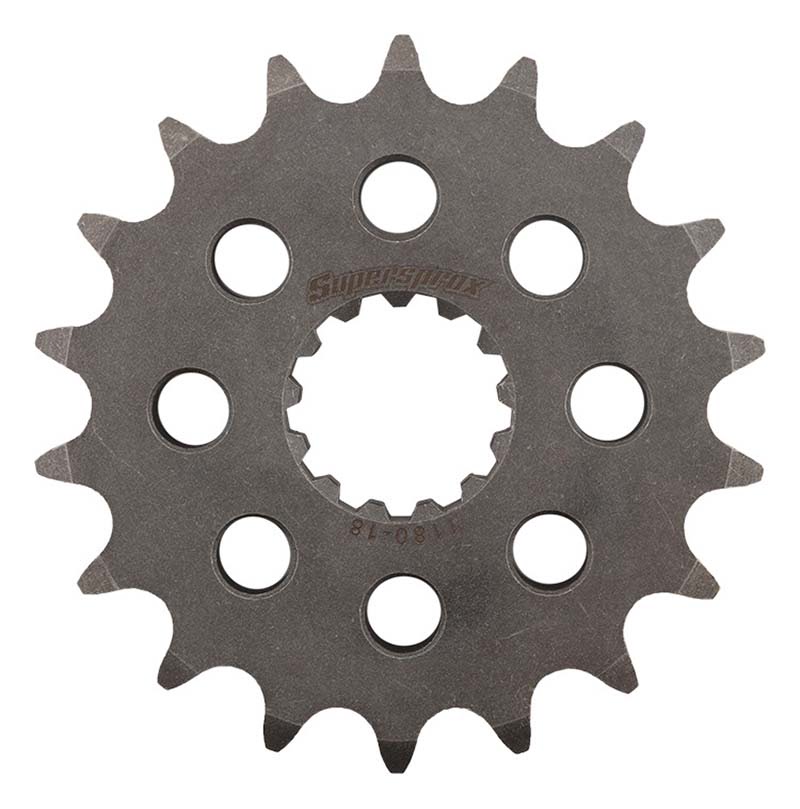 Pignon sortie de boîte Triumph Daytona 1200 T300, Speed Triple, Tiger 1050 (1994–2020) – Supersprox PS80018 – Acier 18 dents – Pas 530