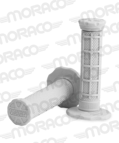 Poignées moto Protaper 1/3 Waffle Micro Gris – Compatible guidon universel