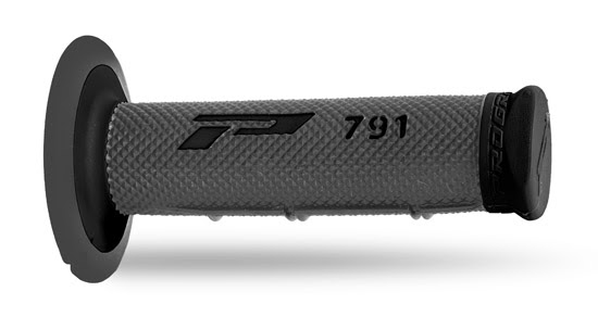 Poignées moto Off Road 22-25 mm – Progrip 791 Carbone Gel