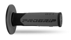 Poignées moto Off-Road Ø22-25 mm – Progrip 801 Carbone Gel – Gris/Noir