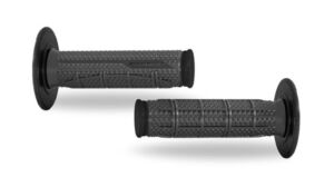 Poignées moto route/off-road Ø22/25 mm – Progrip 802 Gel Carbone Noir