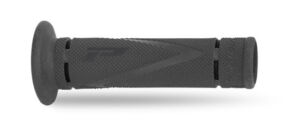 Poignées moto route Ø22-25 mm – Progrip 838 Carbone Gel – Gris
