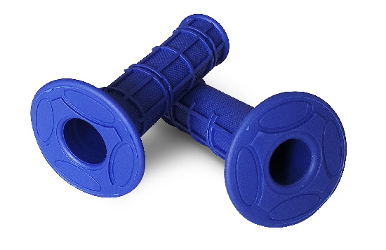 Poignées motocross et enduro 22/24mm – UP HOLESHOT MX Bleu 115MM – 01289L