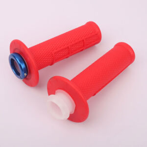 Poignées motocross Lock-On 22/24mm 120mm – UP HOLESHOT MX – Rouge – Réf. HOLESHOT MX LOCK-ON