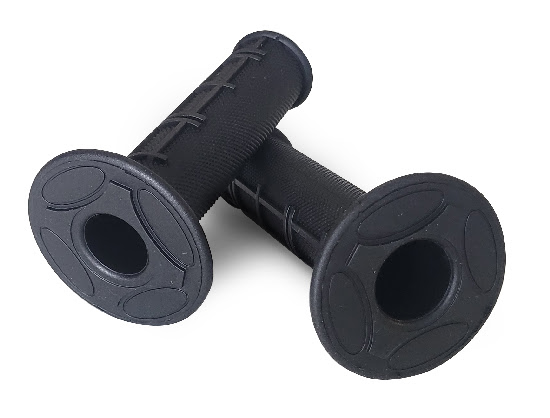 Poignées moto tout-terrain 22/24 mm | MX Enduro | UP 01289B Noir – 115 mm