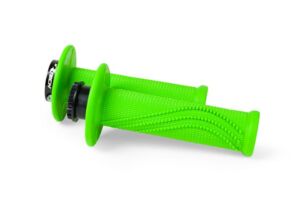 Poignées moto Lock-on R20 ø28,5 mm – Universelles – R’Tech Wave Vert Fluo
