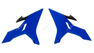Kit plastique carénage moto Bleu – Noir R’Tech RCVYZ0BL0016 – Polypropylène anti-rayure