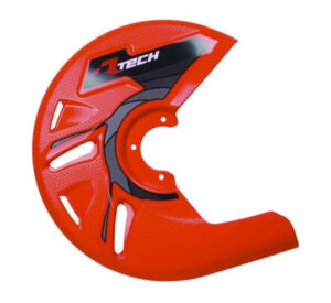 Protection de disque universel moto off-road  R’Tech RDISCPTAN000 – Orange fluo