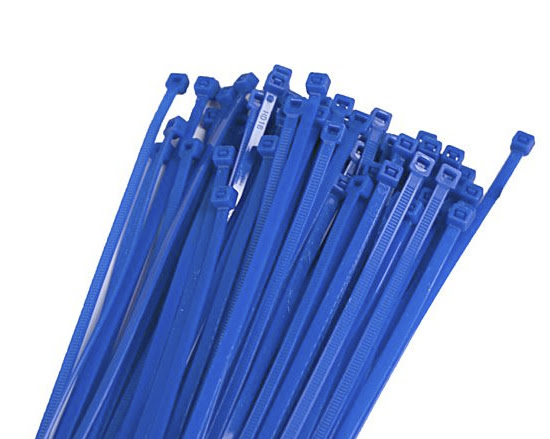 Collier nylon motocross enduro 4,8 x 280 mm – R’Tech RFASC48280BL – Lot de 100 pièces