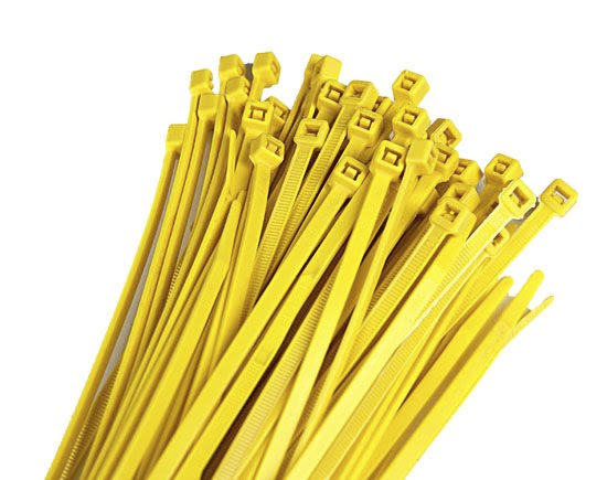 Collier nylon motocross enduro 4,8 x 280 mm – 100 pièces R’Tech RFASC48280GI