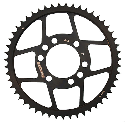 Couronne acier 51 dents Yamaha DT80 LC2 (1985–1994) – Supersprox CC20451