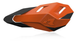 Protège-mains moto tout-terrain – Orange – R’Tech RHP3ENDARNR0 – Kit montage guidon/levier inclus