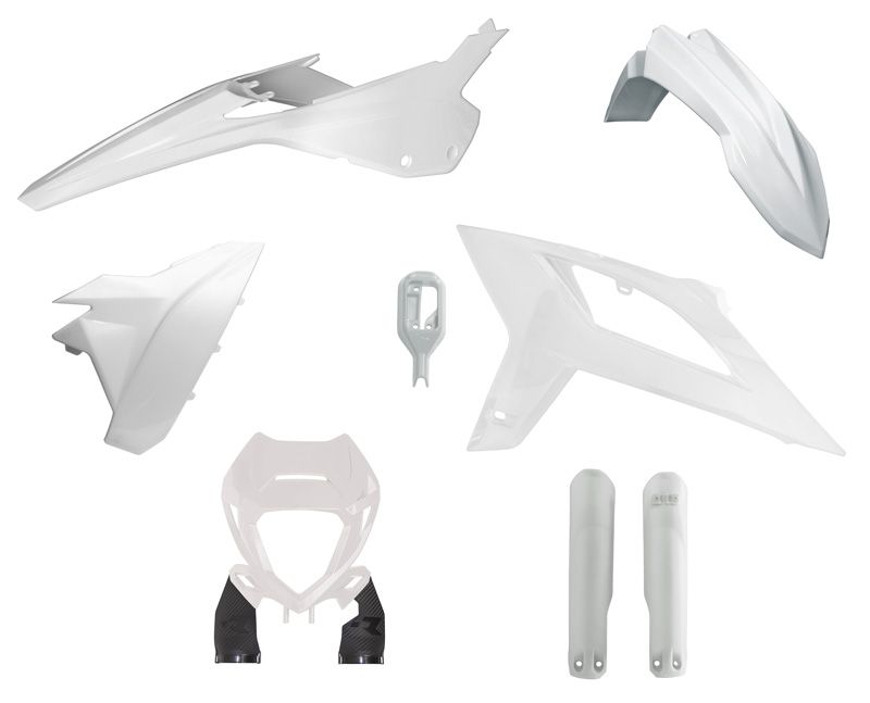 Kit plastique carénage Beta RR Enduro 2T/4T (2020-2022) blanc – R’Tech