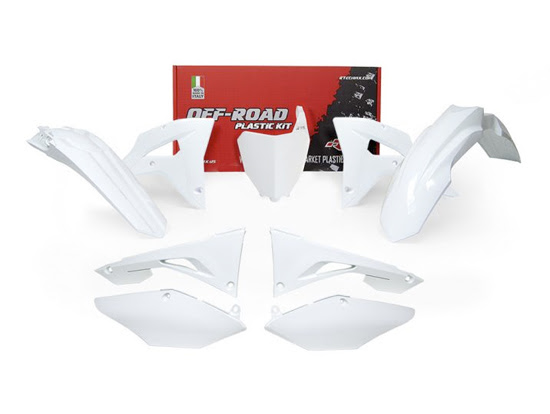 Kit plastique Honda CRF250 RX / CRF450 RX 2019-2021 – Blanc – R’Tech