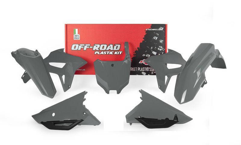 Kit plastique carénage Honda CRF250R/450R 2021-2023 – Gris Quantum – R'Tech