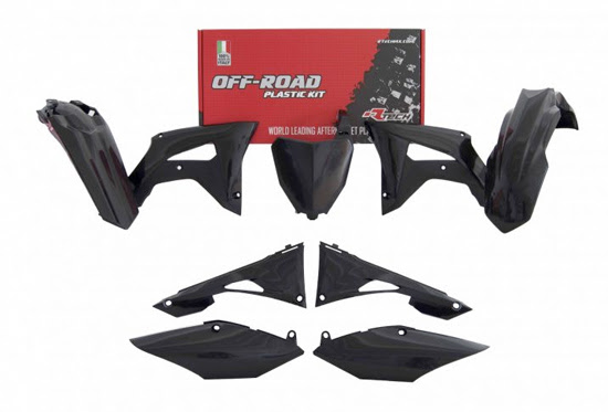Kit plastique Yamaha WR250 F (2007-2013) – 4 pièces noir – R’Tech
