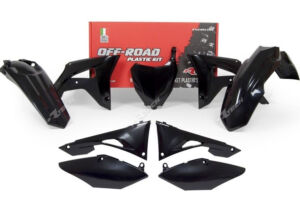Kit plastique Honda CRF250 R I ME10 2018 – CRF450 R 2017/2018 Noir – R’Tech