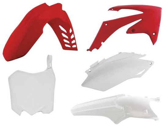 Kit plastique Honda CRF250R / CRF450R 2011-2013 – R’Tech – Carénage moto adaptable Originaux